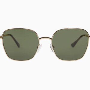 Gold Framed Spiral Sunglasses